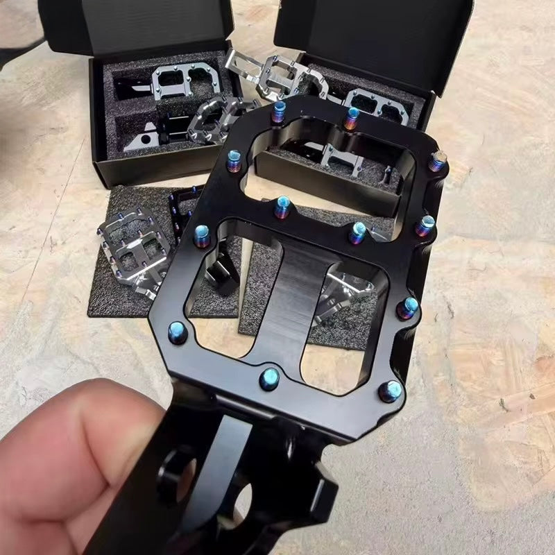 Wide CNC Machined Pegs Compatible for Mostly all Bikes